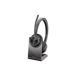 Poly 77Z00AA Auriculares Inalámbricos Voyager 4320 para Microsoft Teams con Adaptador USB BT700, Micrófono, Bluetooth, Negros, Soporte de Carga