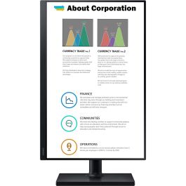 Samsung F24T450GYU Monitor IPS de 24'' (61cm) 1920x1200 WUXGA 16:10 5ms HDMI DisplayPort DVI VESA Pivot Speaker Negro
