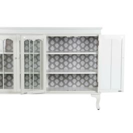 Buffet Tradicional DKD Home Decor Blanco 40.5 x 101.5 x 142.5 cm