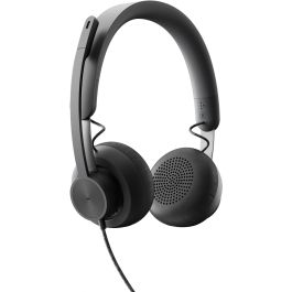 Logitech 981-000870 Auriculares con Diadema Zone Wired MSFT Teams USB-C Alámbrico Gris