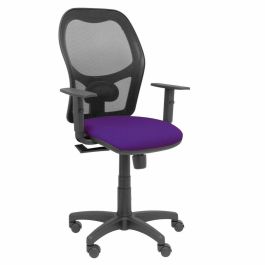 PIQUERAS Y CRESPO Silla Alocen malla negra asiento bali morado brazos regulables Precio: 192.49999989. SKU: S5703818