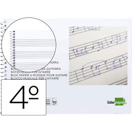 Bloc Musica Liderpapel Para Guitarra Hexagrama 3 mm Cuarto 20 Hojas 100 gr-M2 Precio: 0.9993984. SKU: B1HYV55DAR