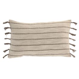 DKD Home Decor Pack de 2 Cojines Boho de Algodón Crudo 30x50 cm, Hechos a Mano, con Cremallera y Relleno de 380g Precio: 23.50000048. SKU: B1K5GNY86J