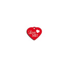 Placa identificativa para collar Imarc Heart Rojo Precio: 10.50000006. SKU: B1GH2B23AV