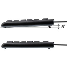 Equip Kabelgebundene USB Keyboard schwarz. italieni