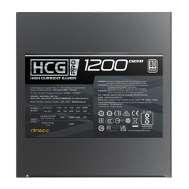 Antec HIGH CURRENT GAMER HCG1200 PRO Fuente de Alimentación 1200W 80 PLUS Platinum ATX 3.1 Negro para PC