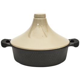 Cook Concept Tajín Inducción Mirage Aluminio Antiadherente con Tapa Cerámica Diámetro 28 cm