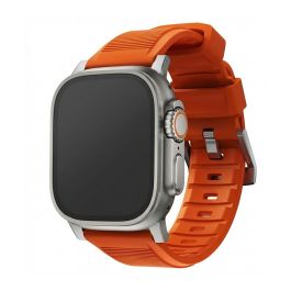 Nomad Rugged Strap Ultra Orange Connector Silver para Apple Watch 42/44/45/49mm Precio: 65.6062. SKU: B1A8DTBJX5