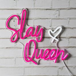 The Concept Factory Neón Led Usb Slay Queen Colección Neon Plástico