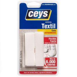 Ceys 501106 Cinta Adhesiva Velcro de doble cara, color blanco, 350 mm x 20 mm Precio: 4.49999968. SKU: B15QXSTSE5