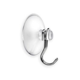 Inofix Colgador ventosa ø35mm cromado 1217-1-000 (blister 4 unid.) PVC flexible + inox.