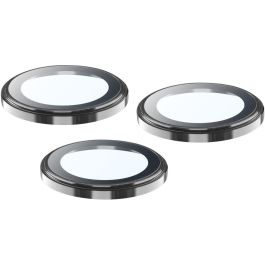 Cellularline Protección Anillo Lente Cámara para iPhone 16 Pro/Pro Max Transparente