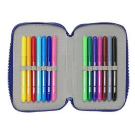 Plumier Escolar Safta Doble Pequeño 28 Piezas F.C. Barcelona 195x125x40 mm Plumier Escolar Safta Doble Pequeño 28 Piezas F.C. Barcelona 195x125x40 mm