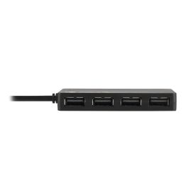 NGS IHUB4 TINY Hub USB 2.0 de 4 Puertos, Compacto y Plug & Play, Negro NGS IHUB4 TINY Hub USB 2.0 de 4 Puertos, Compacto y Plug & Play, Negro