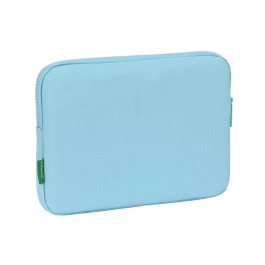 Funda para Portátil Benetton Sequins Azul claro (31 x 23 x 2 cm)
