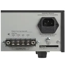 BOSCH PLE-1ME060-EU Amplificador Mezclador de 60W con 4 Micrófonos y Entrada de Música Ambiental