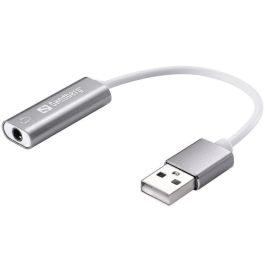 Sandberg Adaptador Convertidor USB para Auriculares Mini-jack 4 Polos a PC