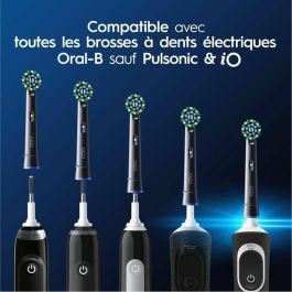 Cabezal de Recambio Oral-B Pro Cross action Negro 4 Unidades