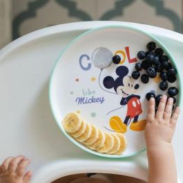 Thermobaby THE3023190132662 Pack Comida Disney Mickey 2ª Edad con 3 Platos, Taza y Cuchara