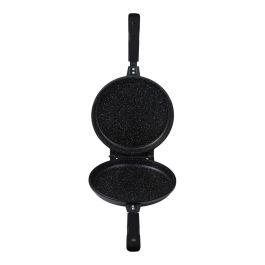 San Ignacio Sartén doble de aluminio forjado para inducción Ø26 cm, negro + marmolado