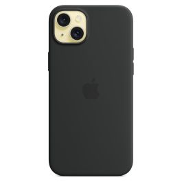 Apple MXQR3ZM/A Funda de Silicona para iPhone 15 Plus con MagSafe - Negro