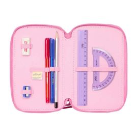 Safta Plumier Triple Stitch "Chill" con 37 Piezas, 12.5x19.5x5.5 cm