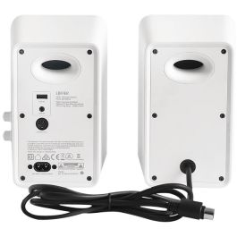 Edifier Altavoces de Sobremesa QR30 Blancos con Bluetooth y Luz RGB
