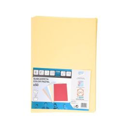 Gio Subcarpeta Simple Cartulina Folio 180 gr Amarillo Pastel -50U- Precio: 8.88999947. SKU: S8408295
