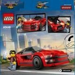 LEGO 60448 City Coche Deportivo Rojo, Juguete de Construcción para Niños de 5 Años