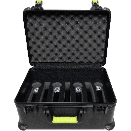 SBG Estuche de Transporte para 7 Micrófonos HF y Accesorios, Cierre TSA para Viaje