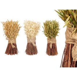 Giftdecor Ramillete de Cinta Rafia Cebada 3 Colores Surtido - Madera y Fibra Natural, 15x27x17 cm (6 Unidades) Precio: 31.89000012. SKU: B1GTEMMZCF