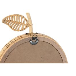 DKD Home Decor Espejo Cottage de Ratán Natural 4 x 68 x 41.5 cm (2 Unidades)