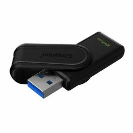 Kingston DTXS/64GB - Memoria USB DataTraveler Exodia S 64GB USB 3.2 Gen 1 con Tapón Giratorio