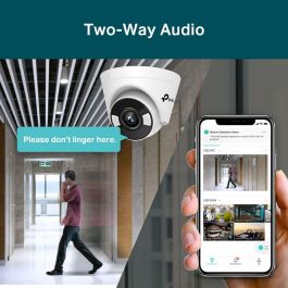 TP-Link VIGI C450 Cámara de Seguridad IP Torreta 5MP 2880x1620 Visión Nocturna 30m Audio 2 Vías Interior Alámbrica Techo