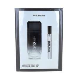 Carolina Herrera 212 Vip Black Travel Set For Men Eau De Parfum Spray Precio: 131.50000006. SKU: B15542SXXB