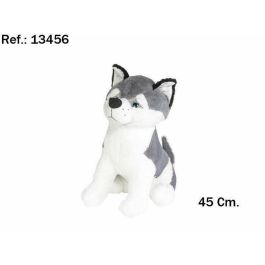 Beatriz Peluche Perro Husky de 45 cm para Bebés 0 Meses Poliéster