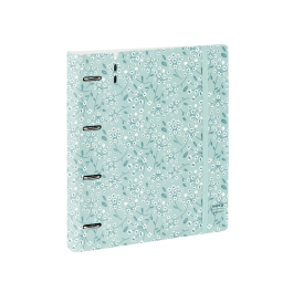 Carpeta de anillas Safta Light blue flowers