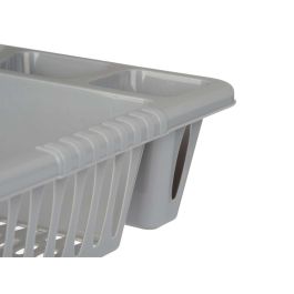 Escurreplatos Pequeño Gris Kinvara 40x29.5x8 cm, plástico plata (24 Unidades) Escurreplatos Pequeño Gris Kinvara 40x29.5x8 cm, plástico plata (24 Unidades)