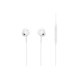 Samsung Auriculares In-Ear USB-C con Micrófono y Control de Volumen, Blancos EO-IC100BWEGEU