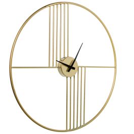 Reloj de Pared Alexandra House Living Dorado Metal 60 x 50 cm