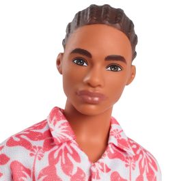Barbie Muñeco Ken Fashionista Mono Hawaiano HYT99