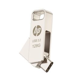 HP Unidad Flash USB x206C 128 GB USB Type-A/Type-C 3.2 Gen 1 Plata