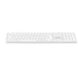 Teclado inalámbrico Bluetooth - BLUESTORK - MAC - Tamaño completo - Compatible con Mac - Blanco Teclado inalámbrico Bluetooth - BLUESTORK - MAC - Tamaño completo - Compatible con Mac - Blanco