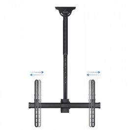 Tooq Soporte de Techo para TV LPCE1170TSLI para Pantallas de 37 a 70 Pulgadas, Carga 50 kg, VESA 600x400, Inclinación y Rotación Ajustables