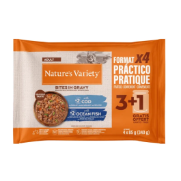 Nature's Variety Pienso para Gatos Comida Húmeda Bites Flowp Pescado 11x4x85 gr Precio: 57.7900004. SKU: B1FZKV5K7S