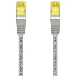 AISENS - CABLE DE RED LATIGUILLO RJ45 LSZH CAT.7 600 MHZ S/FTP PIMF AWG26, GRIS, 25CM