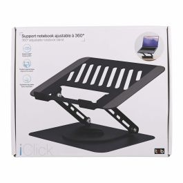 Soporte para Portátil T'NB iClick Metal Innovador y funcional Rotación de 360º Soporte para Portátil T'NB iClick Metal Innovador y funcional Rotación de 360º