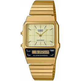 Reloj Unisex Casio EDGY COLLECTION RETRO DIAL - GOLD (Ø 40 mm) Precio: 107.88999969. SKU: B12RZXJ7YQ