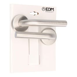 Edm Juego roseta L curva 575, acero inoxidable, roseta ø 53 mm Edm Juego roseta L curva 575, acero inoxidable, roseta ø 53 mm