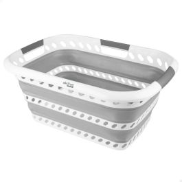Cesta Plegable para la Ropa Aktive Polipropileno TPR 61 x 7,5 x 43 cm 61 x 28 x 43 cm (4 Unidades)